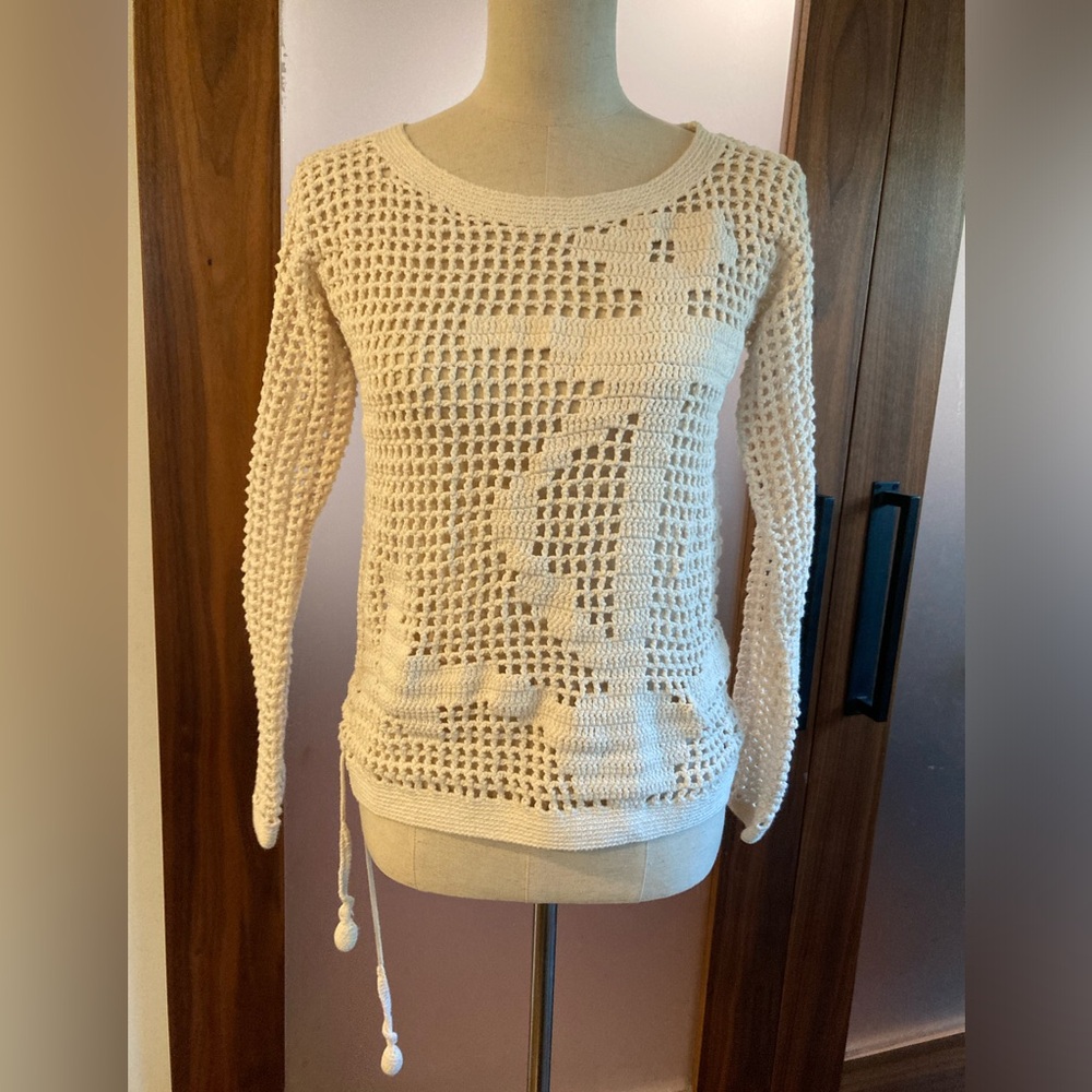 Anthropologie Hand Knit by Dollie sweater. Small